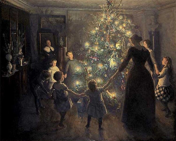 Viggo Johansen, Silent Night (also known as Merry Christmas) , 1891