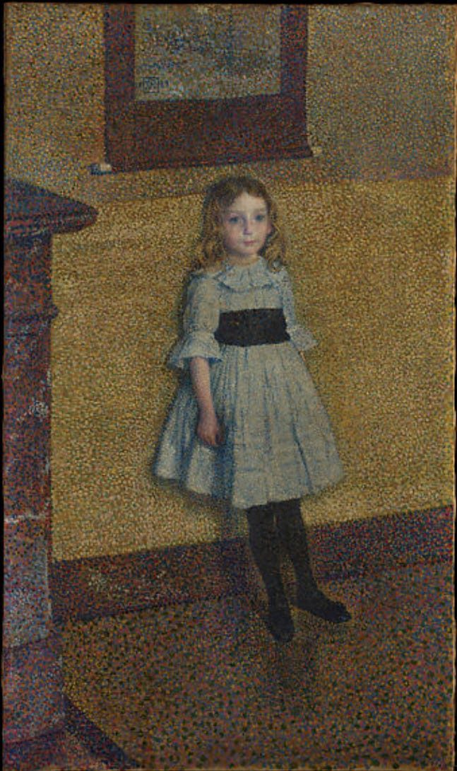 Theo Van Rysselberghe, Little Denise (Denise Maréchal, later Madame Georges Béart, 1883–1956), 1889